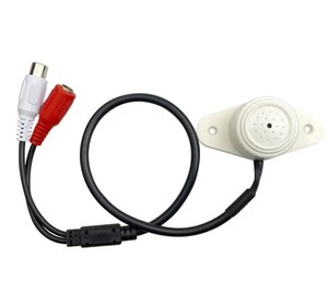CCTV <strong>Microphone</strong> <strong>Audio</strong> <strong>Input</strong> Wide Range <strong>Audio</strong> Pick up Sound Device for Security DVR Cameras Surveillance Monitor