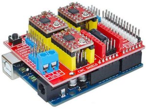 3D Printer CNC Shield V3, 4 Axis <strong>Control</strong> Expansion Board <strong>with</strong> A4988 <strong>Motor</strong> Driver