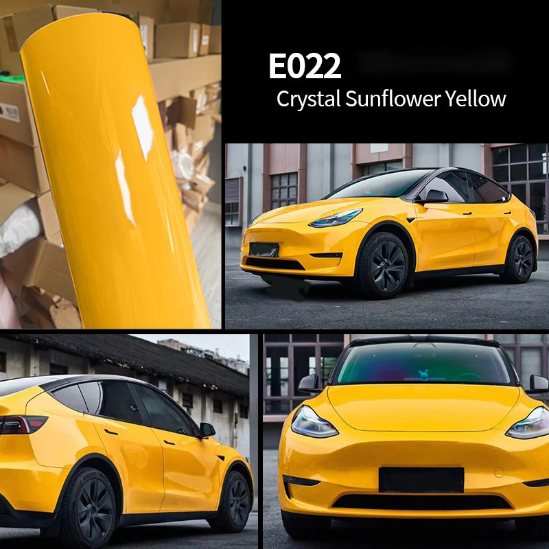 PET-Crystal Sunflower Yellow