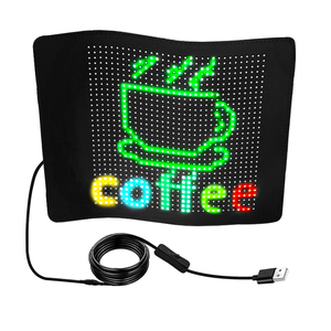 App Programmier bare LED Auto Schild Digital Scrolling Nachricht Led Matrix Panel Benutzer definierte Text Logo LED-Anzeige für Shop-Werbung - Product Image 1