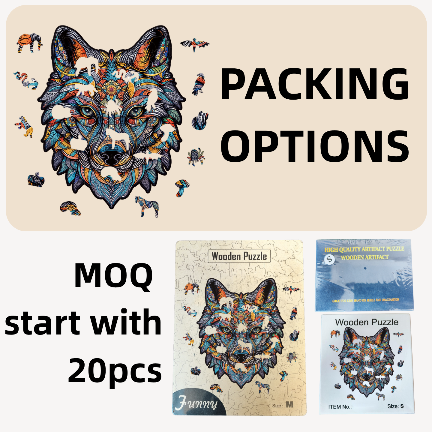 Animal Wooden Jigsaw Puzzles
