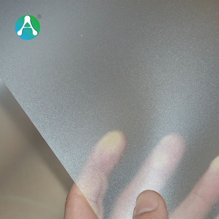Folha de plástico fosca transparente, 0.2mm-0.6mm rígida para impressão