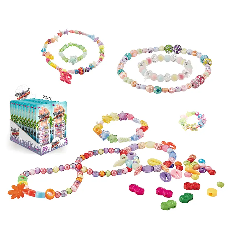 Подарочная игрушка QS, обучающая игрушка из бисера, Обучающие бусины, ювелирные изделия ручной работы, аксессуары для браслета, бусины для творчества для детей