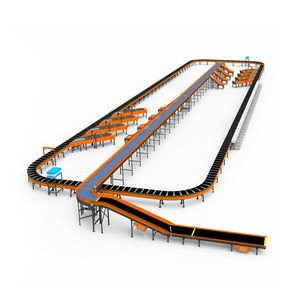 MonolithIoT Logistic Express Cinta transportadora industrial Escaneo de peso Sistema DWS Línea 10 Puertos de clasificación Clasificador de paquetes Cintas transportadoras - Product Image 2