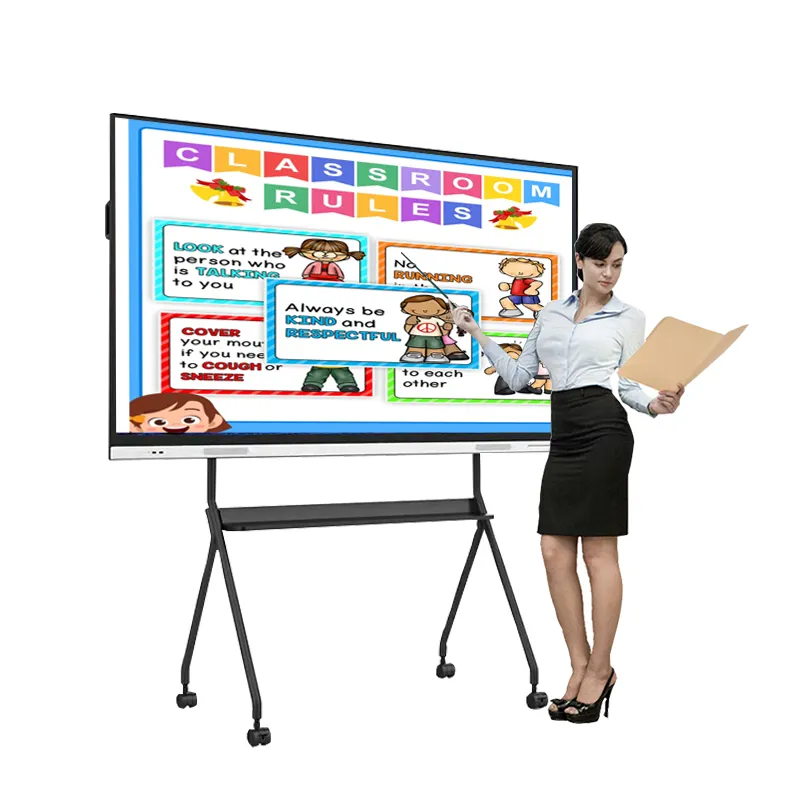 China Manufacturer Smart Board 86 Inch Stand Portable Interactive Whiteboard Device