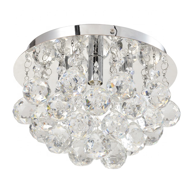 crystal ceiling light for living room modern