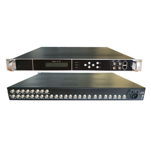 Sintonizador DVBS DVBS2 a IP ASI 4 8 12 16 20 24 canales Sintonizador Entrada IP/ASI Salida Modulador Cabecera Equipo - Product Image 4