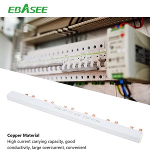 Copper <strong>Busbar</strong> for Circuit Breaker Pin Type Fork Type Mcb Connector Bus Bars - Product Image 5