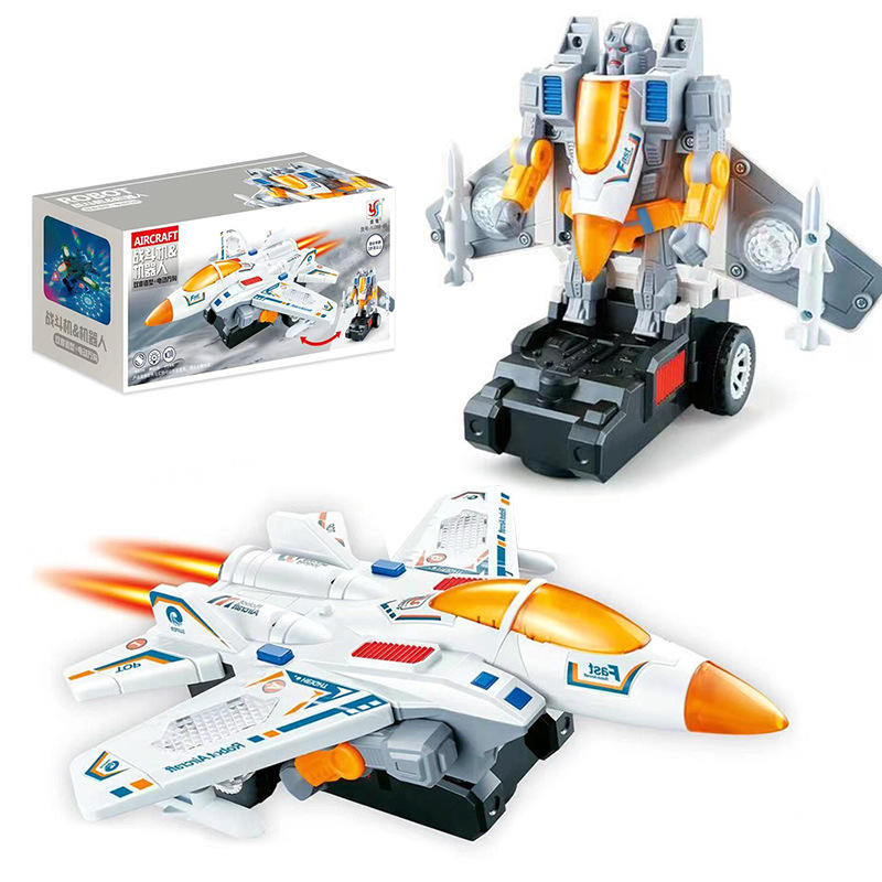 ของเล่นหุ่นยนต์ต่อสู้หมุนได้อเนกประสงค์