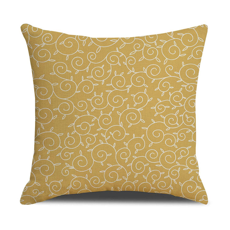 Nordic Geometric Plaid Linen Pillowcase Cushion Cover Printed Car Sofa Bed Pillow Cushion Pillow Cover
