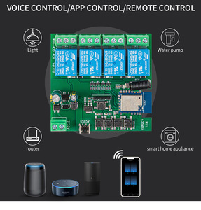 Tuyaスマートホームリレー4CHWifiスイッチモジュール12V24V 32V 110V 220V4チャンネルラジオAPPリモコン - Product Image 5
