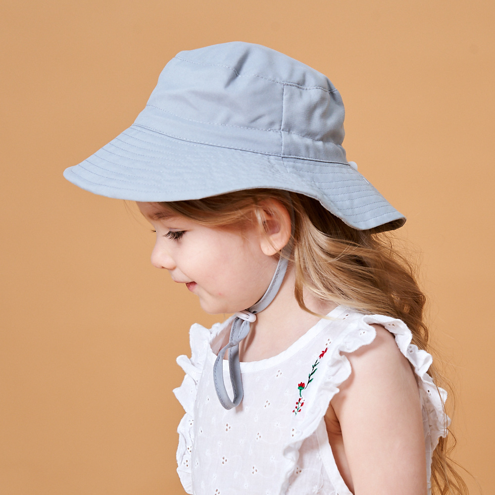 Gray Summer Baby Sun Hat Baby Sun Hat