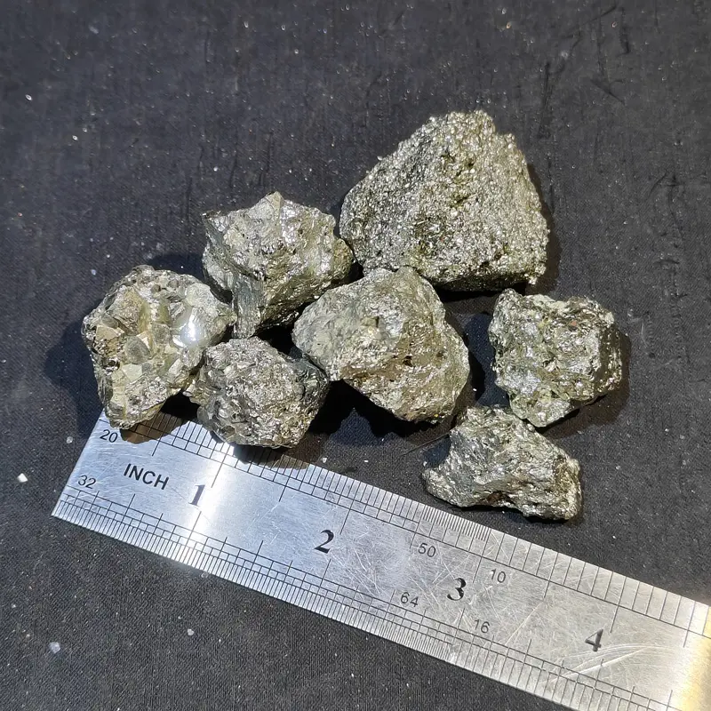 Grosir batu penyembuh pirit alami Cluster pirit batu penyembuhan kasar jumlah besar