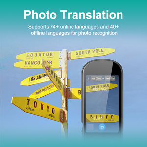Traduttori vocali portatili istantanei in tempo reale 4G traducono automaticamente il linguaggio della macchina per la conferenza - Product Image 2