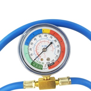 Car AC System Simple Refuelling Tool AC.135.697 R134a Refrigerant Charge Hose Kit 1/2&quot;<strong>ACME</strong> <strong>Female</strong> 1/4&quot;SAE Male Self Sealing - Product Image 4
