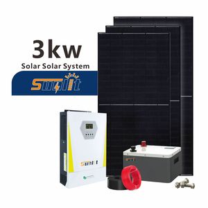 Sunlit Commercial Solar Power Battery Systems 3KW Solar Energy Storage <span class=keywords><strong>System</strong></span> Tudo em um
