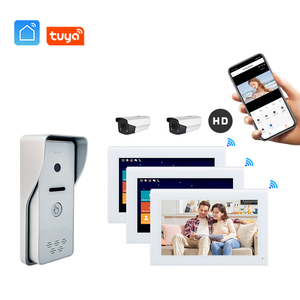 Conveniente sistema di videocitofono Villa con cavo IP 2 vie Audio 7 pollici campanello Video da camera a chiamata controllo di accesso citofono