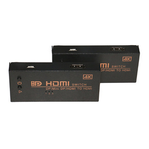 Conmutador 3 en 1 HDMl con entrada Displayport HDMl Mini Displayport