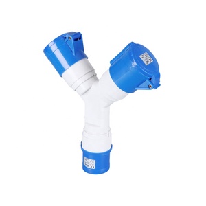 TYP-1022 Two <strong>Way</strong> Industrial Extension <strong>Socket</strong> Y Connector 3 Pin 220V 32A Multi-functional Industrial <strong>Socket</strong> ZNG-2022 - Product Image 2