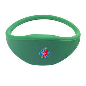 Free Sample 13.56MHz F08 Dual Color NFC Payment Wristband with RFID Communication Interface for Access Control Card - Product Image 1