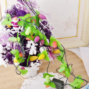 LEDストリングライトレモンスライスカラーフルーツフェアリーランプ壁背景装飾照明カーテンフラッシュランドスケープランプ - Product Image 3