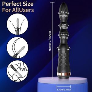 肛门塞性玩具振动器硅胶肛门玩具对接插头遥控器10振动肛门塞前列腺按摩器成人性玩具