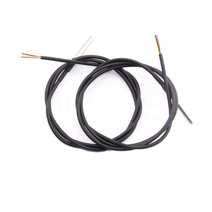 Termómetro sonda de temperatura impermeable DS18B20 1/2/3/4/5 metros con cable de resistencia al calor con terminal XH2.54