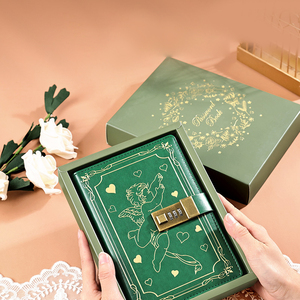 Cuaderno de bloqueo de contraseña de Ángel europeo transfronterizo de Venta caliente, diario elegante con bloqueo seguro, regalo en caja para diario - Product Image 6