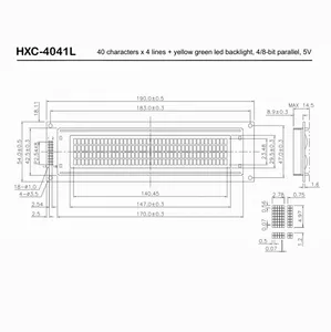 Kontrol 6 inç renkli karakter ekran PCB ekran modülü LED aydınlatmalı sürücü panosu 40*4 LCD - Product Image 4