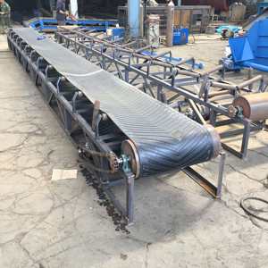 Máquina transportadora de cinta minera industrial automática Camión de contenedores Carga Descarga Transportador flexible Arena de piedra Nueva condición