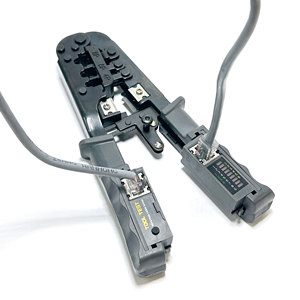 4 в 1 инструменты для тестирования сетевого кабеля RJ11 RJ12 RJ45 4p 6p 8p обжимные плоскогубцы с кабелем тестер инструмент - Product Image 4