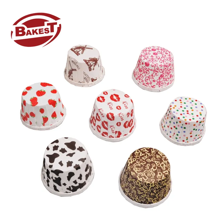 Bakest Hittebestendig Cupcake Liners Cupcake Wrappers Aardbei Koe Muffin Cake Cup