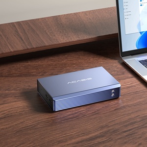适用于ACASIS 2.5英寸双12tb usb-c至SATA 5gbps速度铝制外壳，带RAID功能的外部硬盘驱动器外壳 - Product Image 1