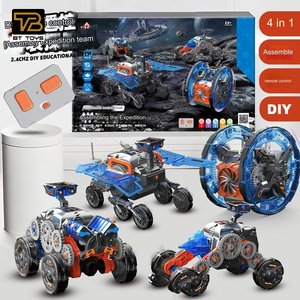 LehooToys4Combined1 DIY 4WDSmart Robot Remote Control Car Kit Rod Smart <strong>Programming</strong> Robot Kids Remote Control Car - Product Image 4