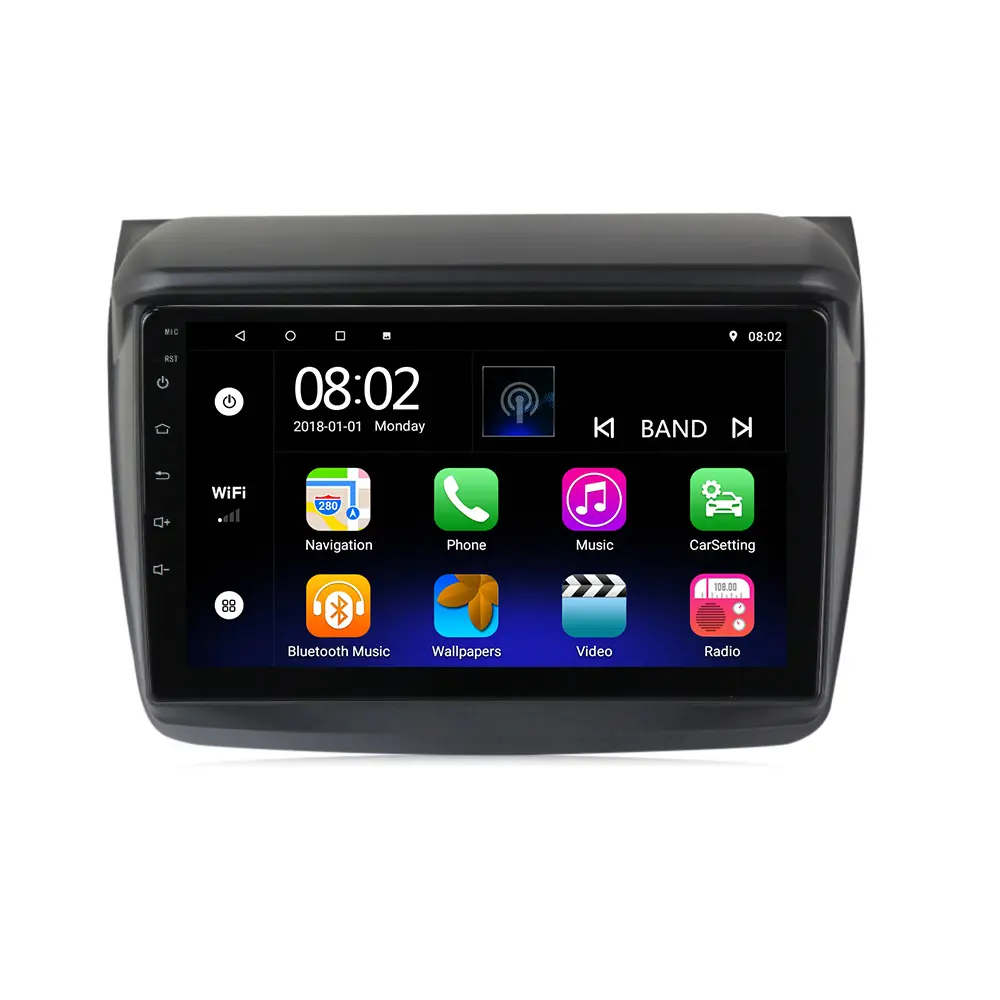Android 11 4core 2 + 32G de Video del coche para Mitsubishi PAJERO Sport 2 L200 Triton 08-16 coche estéreo wifi bt GPS reproductor de DVD