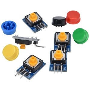 5PCS 12X12MM <strong>Big</strong> Key Module Button Module Light Touch Switch Module with Hat High Level Output or Raspberry Pin 3 - Product Image 5