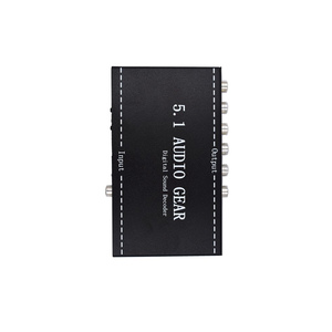 Decodificador de Audio Digital de varios canales, soporte Coaxial SPDIF, DTS/AC3/convertidor de audio óptico, decodificador 5,1