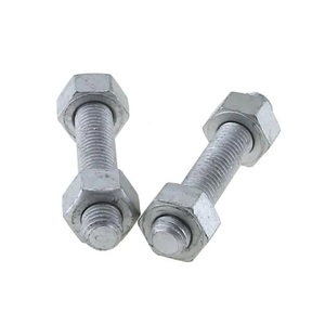 Din835 M42 M48 đôi cuối <span class=keywords><strong>Stud</strong></span> 2D chủ đề Chiều dài nhúng nóng mạ kẽm 80μm cho cầu mang tấm, đôi cuối <span class=keywords><strong>Stud</strong></span> - Product Image 2