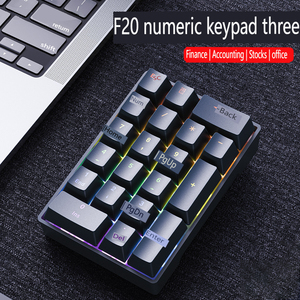 Teclado mecánico digital F20 portátil con cable de 20 teclas portátil externo mini uso de oficina financiera. - Product Image 5