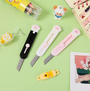 Creative Long Cat Claw Utility Knife Mini Express Box <strong>Cutter</strong> Office Paper <strong>Cutter</strong> - Product Image 5