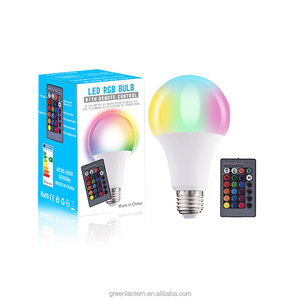 3W 5W 10W 15W E27 LED ışık ampul RGB LED RGBW ampul uzaktan kumanda ile - Product Image 3