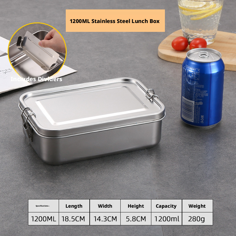 Silver 1200ml with divider