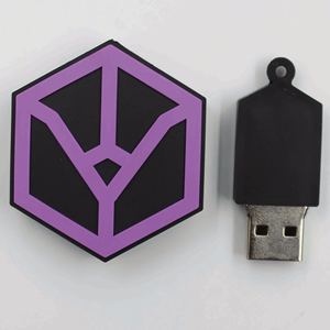 工厂价格定制标志2D u盘有竞争力的廉价USB 2.0与库存产品