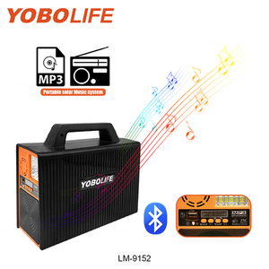 Bluetooth Mp3 160Wh портативная электростанция 12 В Мобильная зарядная солнечная система Домашняя мини Солнечная система освещения с солнечной панелью - Product Image 4