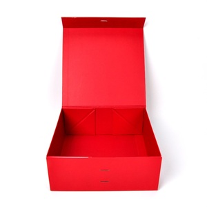 Custom Size Recyclable Cardboard Paper Hard Rigid Magnet Box Packaging Luxury Folding Magnetic Gift Box With Magnetic Lid