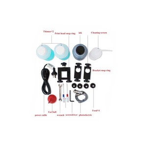 Produktions linie Datum Chargen nummer Automatischer Batch-Code-Drucker Kleine Tintenstrahldrucker-Codier maschine