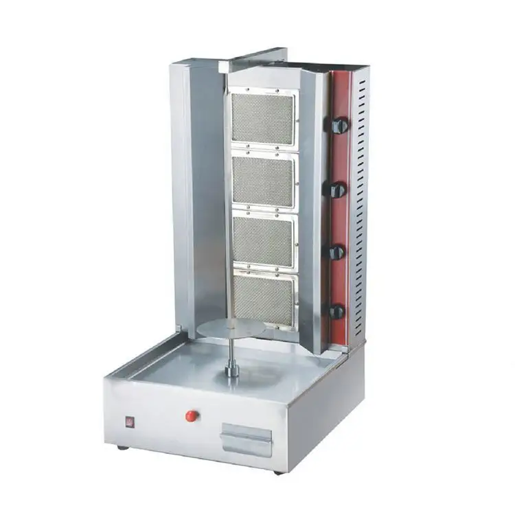 Máquina de Kebab automática Manual, utensilio Gaz Doner Grill Adana para hacer Shish Maker pincho Ps400h Gyro Kabab