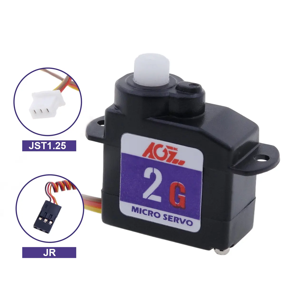 AGF RC — Servo numérique Ultra léger, 2.2g sans noyau, C02CLS, pour télécommande, avion, hélicoptère