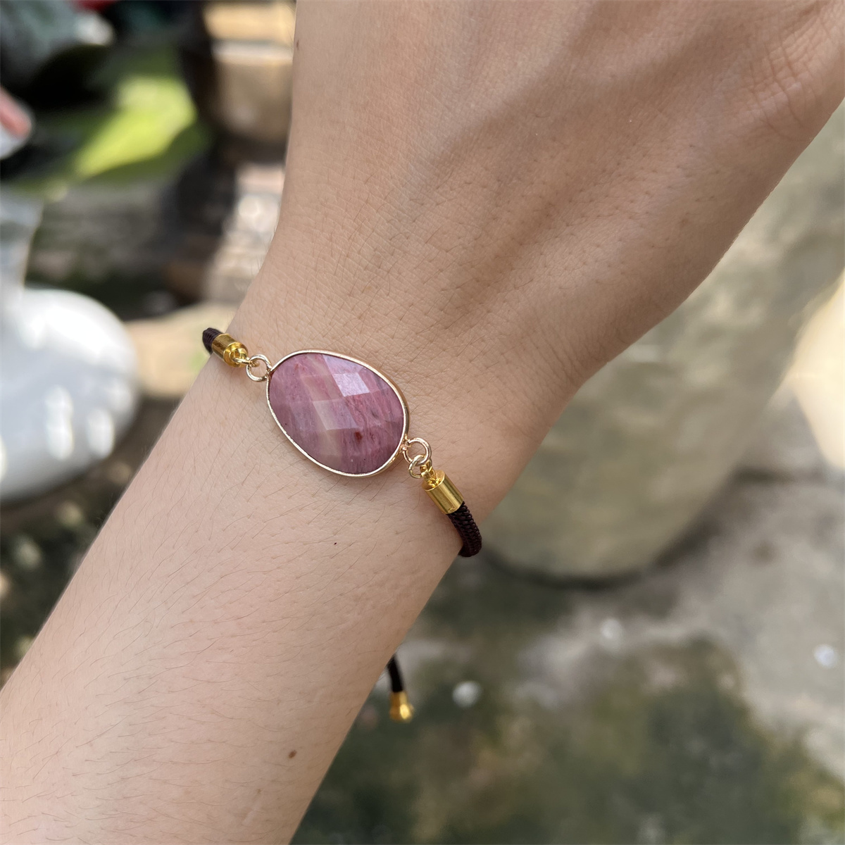 pink rhodonite