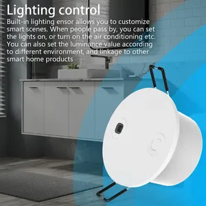 Ceiling Mounted 60G <strong>Zigbee</strong> Tuya Falls Detection Millimeter Wave Radar Human Presence <strong>Sensor</strong> with App <strong>Control</strong> - Product Image 3